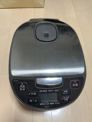 5号炊き 炊飯器 シャープ KS-S10J-S