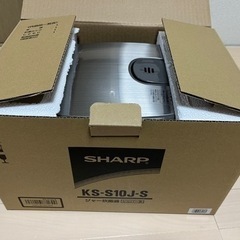 5号炊き 炊飯器 シャープ KS-S10J-Sの画像