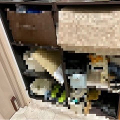 カラーボックス3段　こげ茶色　2個