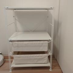 無印良品　スチールユニットシェルフ小
