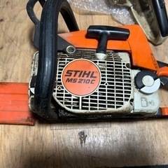 STIHLスチールチェーンソー　MS210C 実働！
