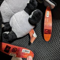 スティッチ 大小 ぬいぐるみ 黒の画像