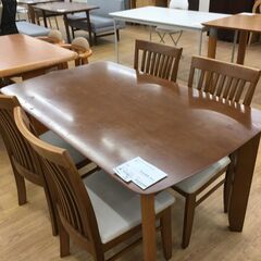 ★ジモティ割あり★  ダイニングテーブルセット  W135×D80×H70 クリーニング済み SJ5053