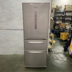 【Panasonic】 パナソニック ノンフロン冷凍冷蔵庫 容量321L 冷蔵室255L 冷凍室66L NR-C32DM-P 2015年製