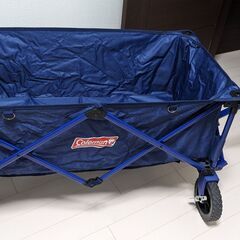 コールマンCOLEMAN アウトドアワゴンデニム（青・ブルー）中古美品