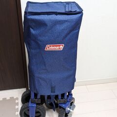 コールマンCOLEMAN アウトドアワゴンデニム（青・ブルー）中古美品の画像