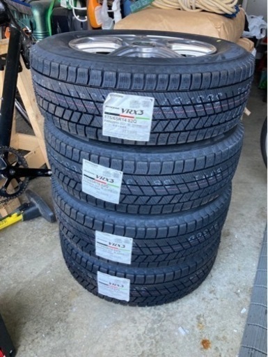 新品 ブリヂストン BLIZZAK VRX3 175/65R14 スタッドレスタイヤ  ホイール