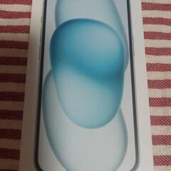  iPhone15 256GB ブルー　空箱
