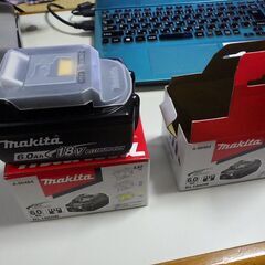 マキタバッテリー　18V 6.0Ah　2個セット、新品・未商品。の画像