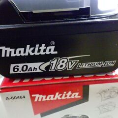 マキタバッテリー　18V 6.0Ah　2個セット、新品・未商品。の画像