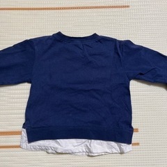 petit main  ★ 重ね着風トレーナー　100cmの画像