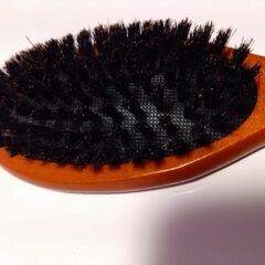 １度使用）ヘアブラシ　豚毛100％の画像