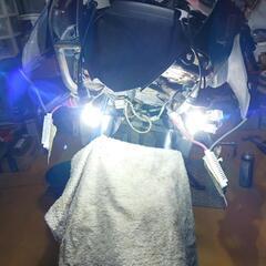 ニンジャ250R.HIDライトの画像