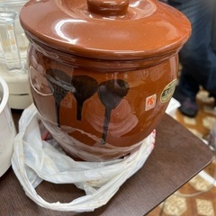 日本製久松窯 丸かめ 梅干　保存陶器　保存陶器　梅干し ぬか漬け...
