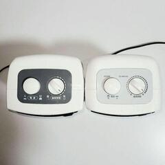 セラミック ミニファンヒーター バラ売りOK!  【2点セット】 の画像