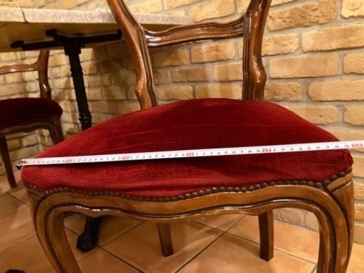 rococoバルーンバックチェア4脚セット