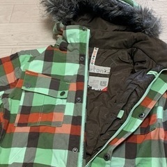 スノーボードウエア BURTON ユニセックス サイズ S ジャケット グリーンチェック スキーの画像