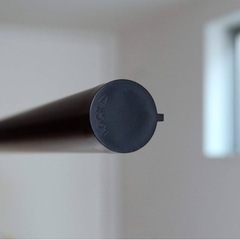 【譲り先決定しました】【無料】物干し竿　黒　ブラック　おしゃれの画像