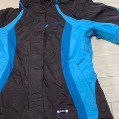 SPYDER スノボ ウェア ブラウン×水色 レディース M スキーの画像