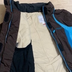 SPYDER スノボ ウェア ブラウン×水色 レディース M スキーの画像