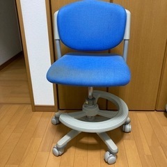ITOKI デスクチェア　回転チェア　青　こまつき　イトーキ　