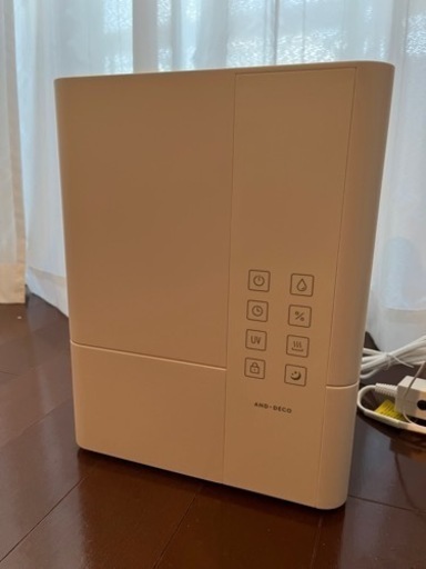【美品】モダンデコ/加湿器/ホワイト