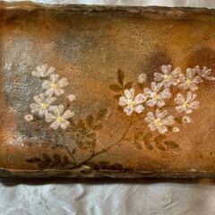 深大窯の和皿2枚の画像