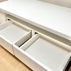 テレビ台 テレビボード TVボード リビングボード ローボード　白　ホワイトの画像