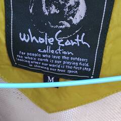 WHOLE EARTH 　アウトドアブランドホースアース　レインパーカー　メンズＭ　わさび色の画像