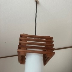 ★白熱電灯（和式・格子傘）の画像