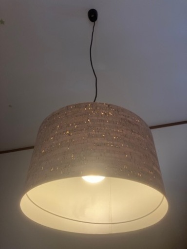 ★白熱電灯　コルクシェード「美品」
