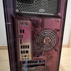 自作ＰＣ用ケース　スケルトン　ＨＤ以外パーツ付き　パソコンの画像