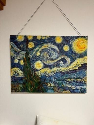 絵画 模写 ゴッホ 星月夜 絵 壁掛け アート