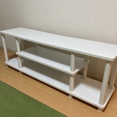 決まりましたテレビ台　白　ニトリの画像