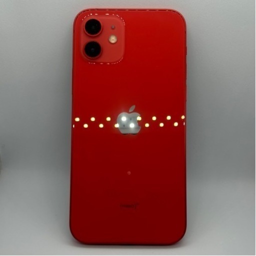 美品【iPhone 12 / 128GB / Red（赤）/ ドコモ】箱・付属品あり 