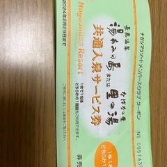 なばなの里クーポン3500円分➕入泉の画像