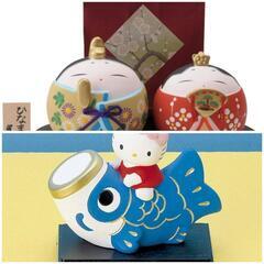 【人気商品セット】華まろ雛/キティ五月人形セット 桃の節句/端午の節句