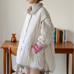 【2サイズ展開/マルチウェイ】キルティングリバーシブルコート