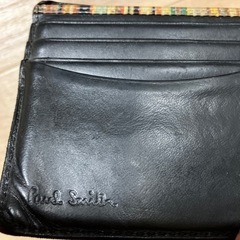 二つ折り財布　ブラック　Paul Smith(ポールスミス)の画像