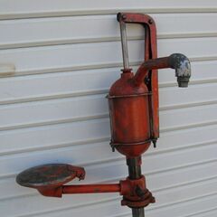 旧式ドラム缶ポンプ　差し上げます。の画像