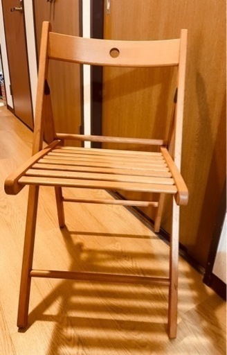 折りたたみ椅子2個セット　IKEA