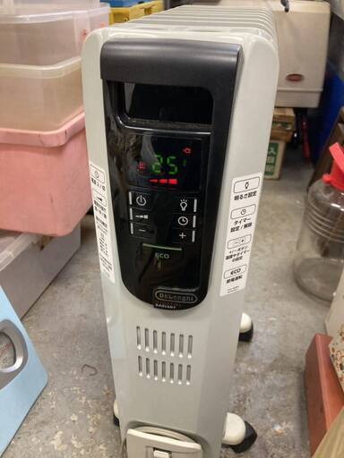 デロンギ Delonghi オイル ヒーター デジタル ラディアント KHD410812 通電確認済み オイルヒーター DeLonghi KHD410812-BK