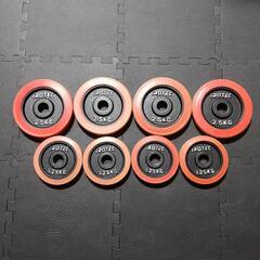 アイロテック 2.5kg×4 1.25kg×4 ラバー プレート...