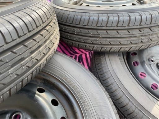 ?夏タイヤほぼ新品‼️ダイハツ純正スチールホイール&ノーマルタイヤ4本セット⭐️145/80R13⭐️13×4.00B⭐️軽四?
