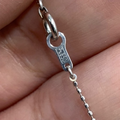 売り切れました。pt900 プラチナ900 pt850 ダイヤモンドネックレス　2.4g 0.604ct