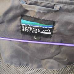 NATURALCLOTHESSTYLES　レインジャケット　メンズＬ　グレーの画像