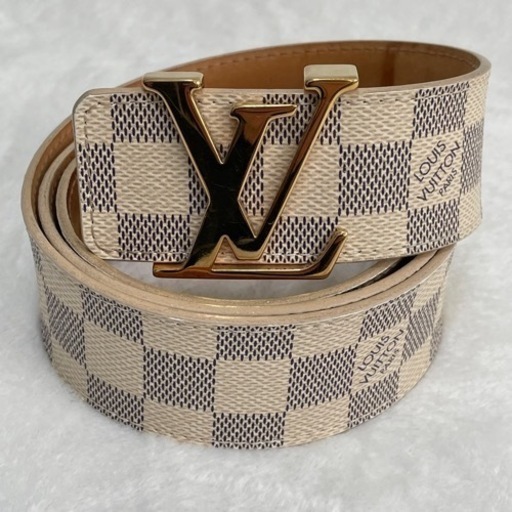 ルイ・ヴィトン サンチュール・イニシャル 90/39 ダミエアズール M9609