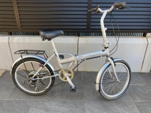 【20インチ折りたたみ】6段変速　リヤキャリア付　前後IRCタイヤ新品❗️若林自転車　浜大津店　SALE中❗️