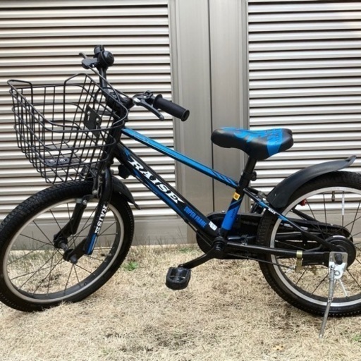 18インチ 子供用自転車 RAISE トイザらス 黒 青 (umeko) 新子安の 