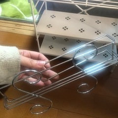 「受け渡し決定」調味料ラックとグラスホルダーの画像